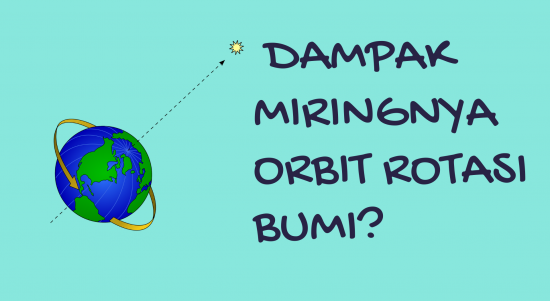 DAMPAK MIRINGNYA ORBIT ROTASI BUMI! rotasi bumi