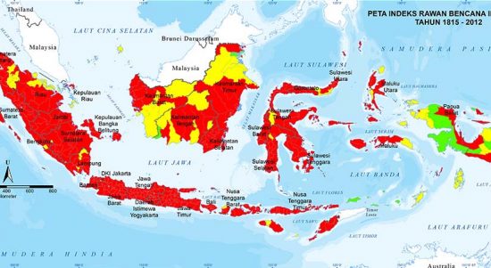 Sebaran Bencana di Indonesia