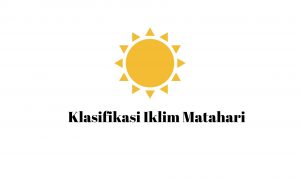 klasifikasi iklim matahari