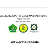 Download Soal Geografi KSM Nasional 2019