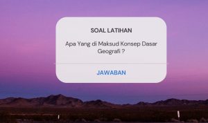 Konsep Dasar Geografi