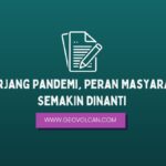 Di Terjang Pandemi, Peran Masyarakat Semakin Dinanti