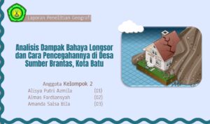 Infografis Dampak Bahaya Longsor