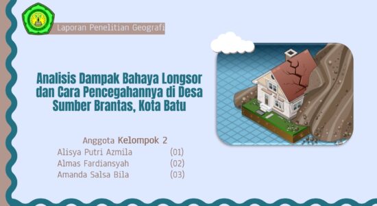 Infografis Dampak Bahaya Longsor
