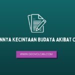 Menurunnya Kecintaan Budaya Akibat Covid-19