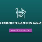 PENGARUH PANDEMI TERHADAP BUDAYA MASYARAKAT
