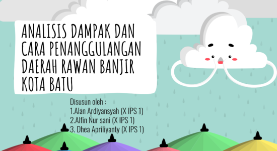 infografis DAMPAK DAN CARA PENANGGULANGAN DAERAH RAWAN BANJIR KOTA BATU
